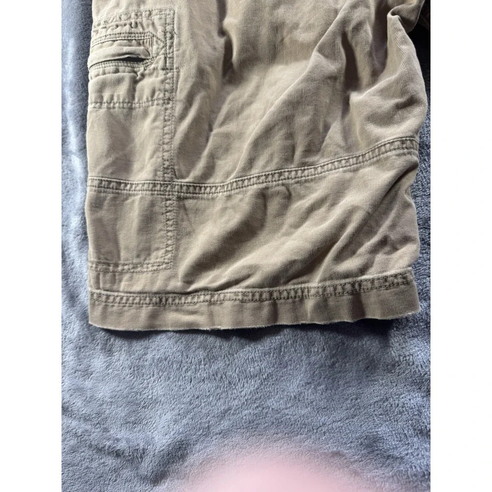 Vintage Y2K American Eagle Shorts Mens 30 Brown Military Skate 11